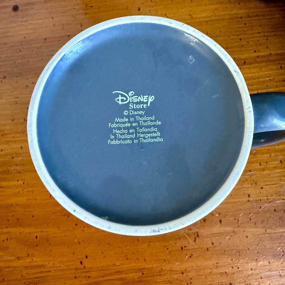 Disney Store Tinker Bell Mug Green Pop Art Faces Vintage Fairy Cup Collectible - Picture 11 of 11